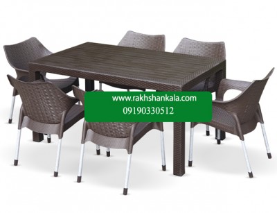 ست میز و صندلی شش نفره monoka