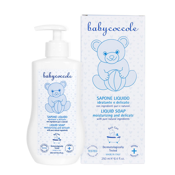 صابون مایع‌ کودک بیبی کوکول ایتالیا 250 میل Baby Coccole 10/2026