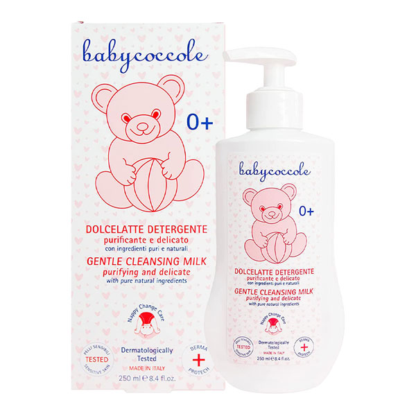 لوسيون بدن صورتی شير 250ml بیبی کوکول Baby Coccole