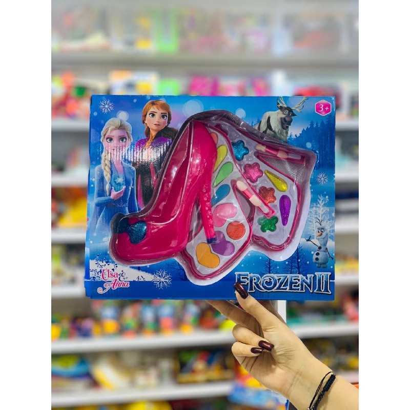 ست لوازم آرایش مدل فروزن طرح کفش