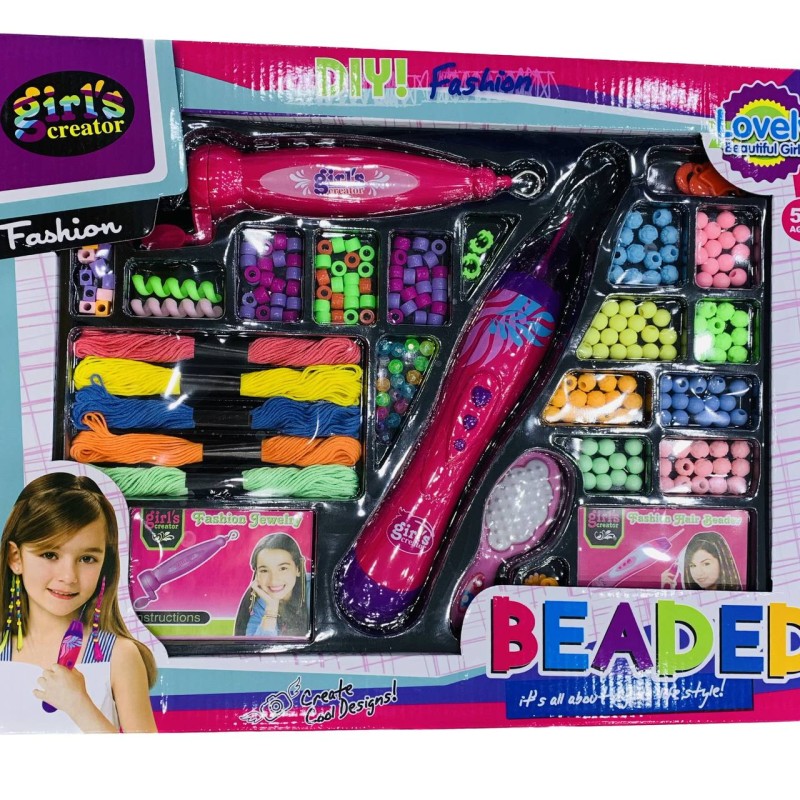 ست مو بافت بزرگ BEADED