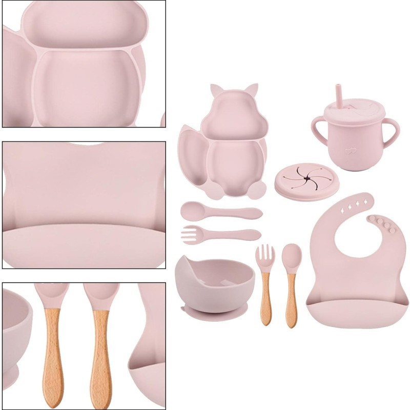 ست ظرف غذا تمام سیلیکونی خارجی 10 تکه درجه یک