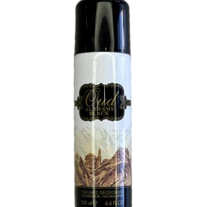 اسپری بدن OUD AL SHAMS سفید و مشکی حجم 200ML