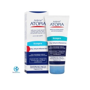 لوسیون شوینده بسیار ملایم حاوی ۵۰% روغن نرم کننده مناسب پوست های خیلی خشک صورت و بدن آردن آتوپیا