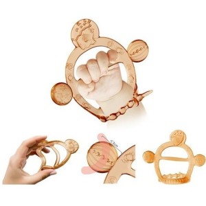 دندان گیر مچ بند تمام سیلیکونی نوزاد  HE OR SHE