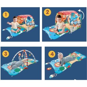 تشک بازی ۴ کاره سایبان دار