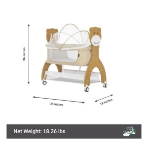 تخت کودک گهواره ای با موسیقی و نور Bassinet