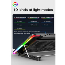 پایه خنک کننده لپ تاپ کول کلد مدل F5-RGB