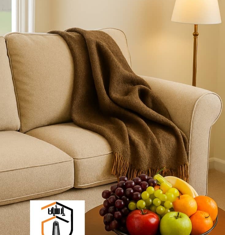 چطور با یک شال مبل ساده فضای خانه را لوکس کنیم؟