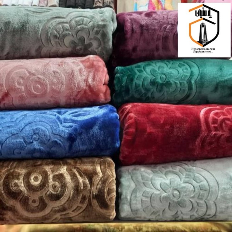 پتو  نیکو بافت مدل فیرزه الوان دونفره