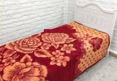 پتو پشمی  دو نفره نگین