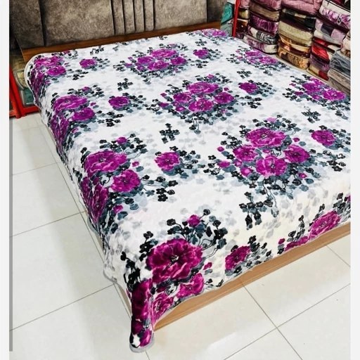 پتو ایزابلا شادیلون دونفره زمینه سفید