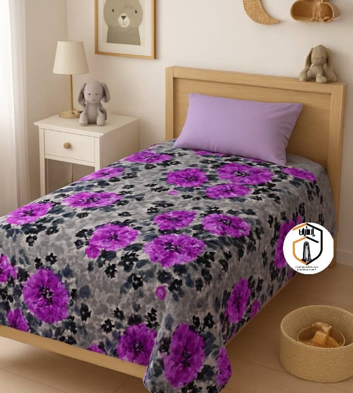 پتو مسافرتی دونفره ایزابلا شادیلون زمینه طوسی