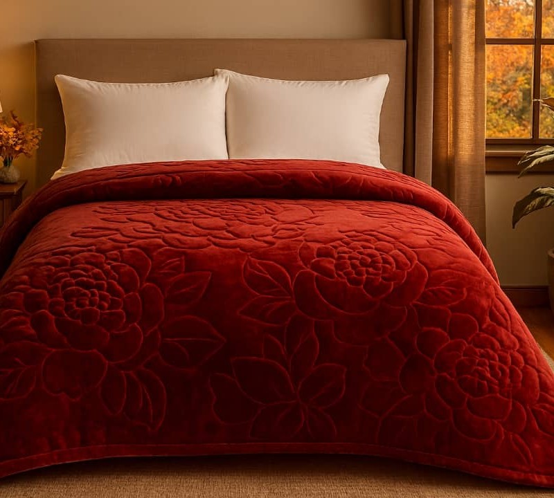 پتوی سارینا تکرنگ یکنفره