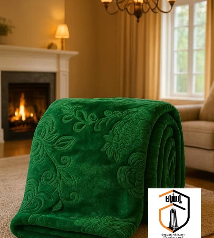 پتو  نیکو بافت مدل فیرزه الوان دونفره