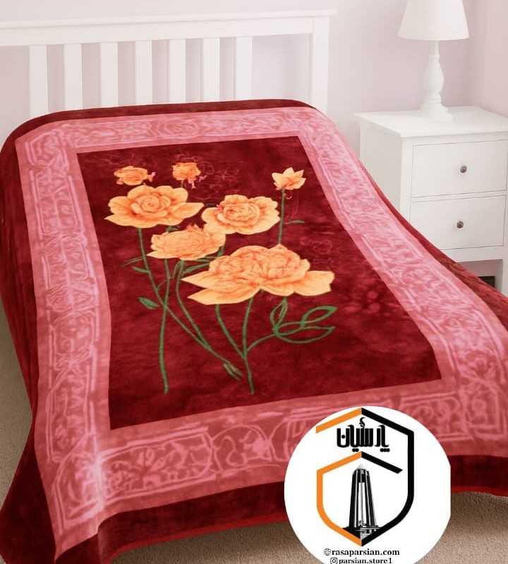 پتو نرمینه مدل نسیم یکنفره