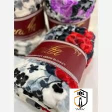 پتو مسافرتی گل عروس دو نفره