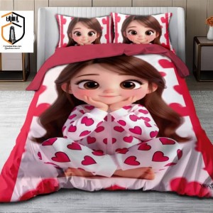 روتختی سه بعدی  یک نفره طرح دختر