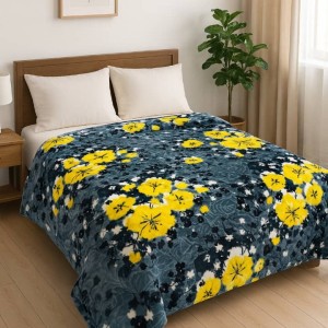 پتو ایزابلا شادیلون دو نفره زمینه طوسی