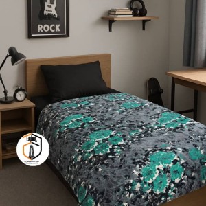 پتو ایزابلا شادیلون یکنفره  زمینه طوسی