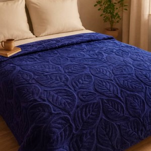 پتوی فلوریتا دونفره تک رنگ