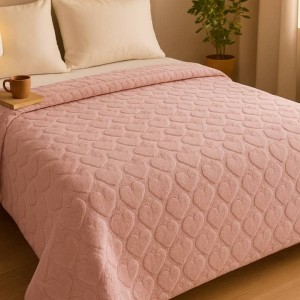 پتوی فلوریتا دونفره تک رنگ