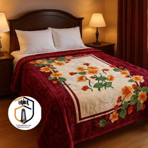 پتو نرمینه مدل نسیم  دونفره