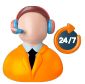 پشتیبانی 24 ساعته
