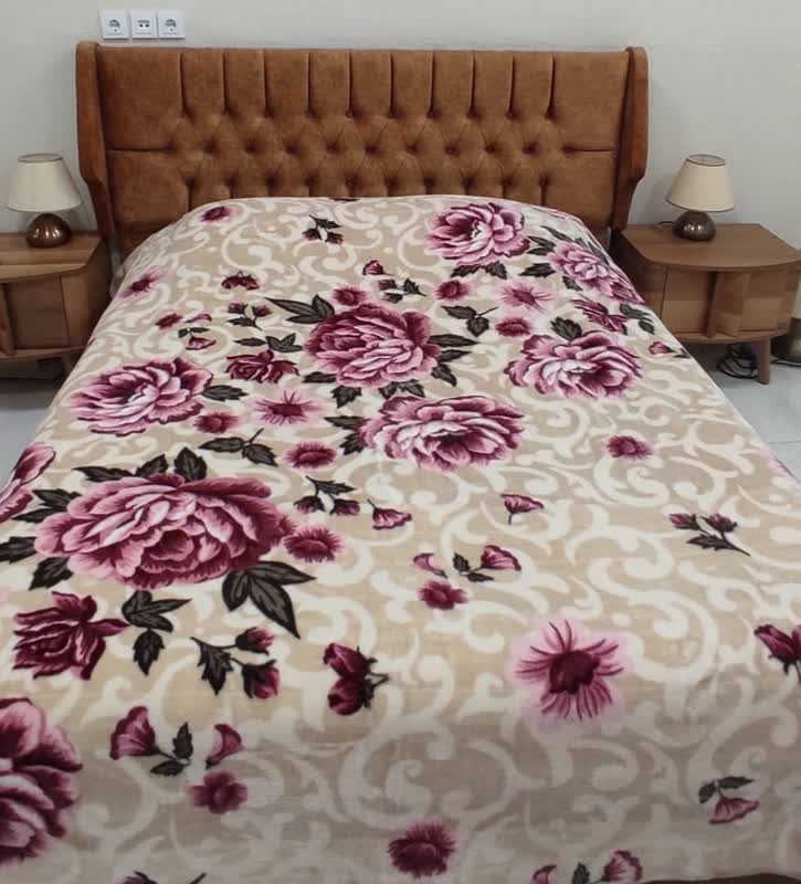 پتوی دونفره  هدیه گلدار