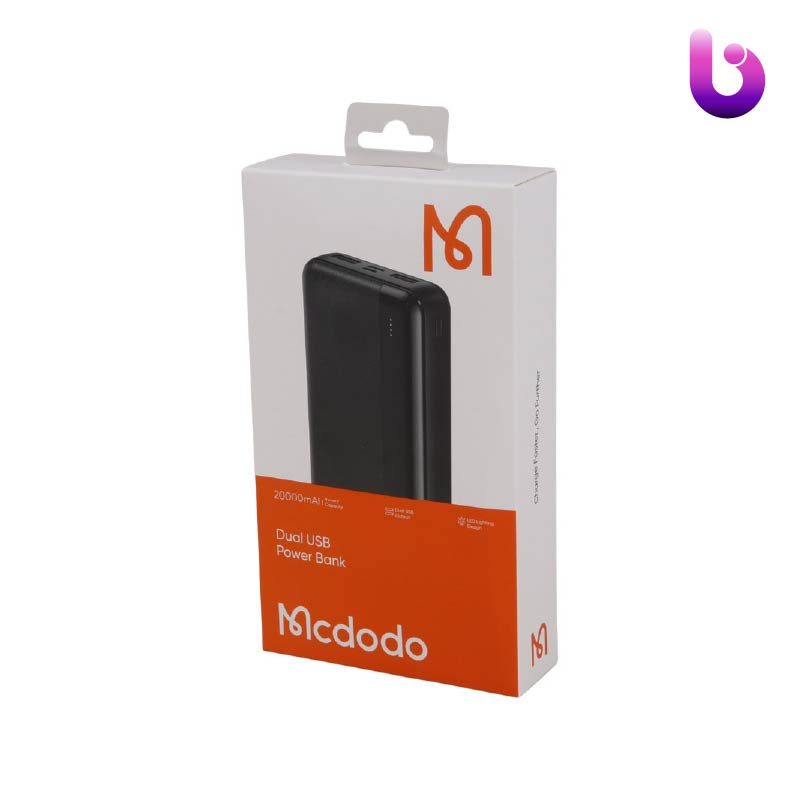 پاور بانک مک دودو MC-1370 10.5W ظرفیت 20000 میلی آمپر ساعت