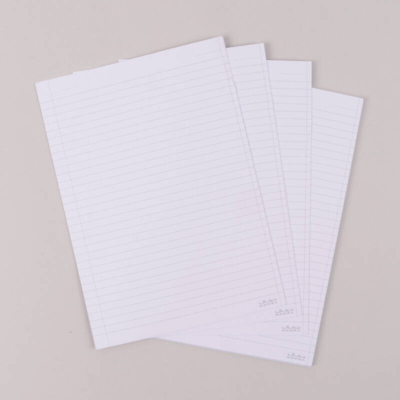 کاغذ A4 خط دار نهال آلما کد 1788 بسته 100 عددی