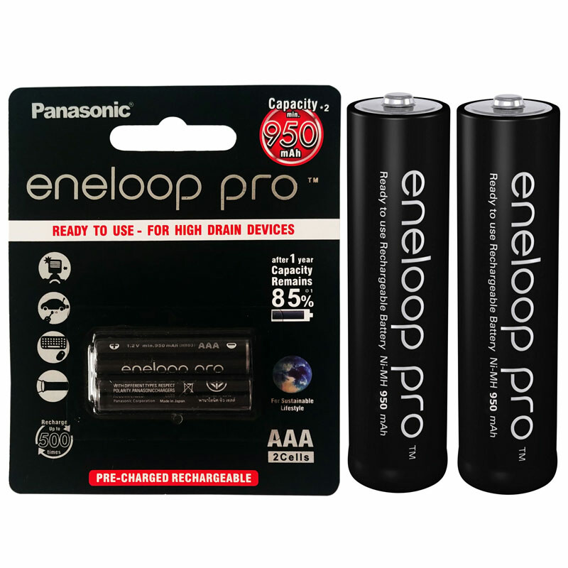 باتری دوتایی نیم قلمی پاناسونیک Eneloop Pro HR03