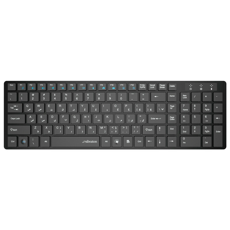 کیبورد بی سیم سیبراتون SKB578W