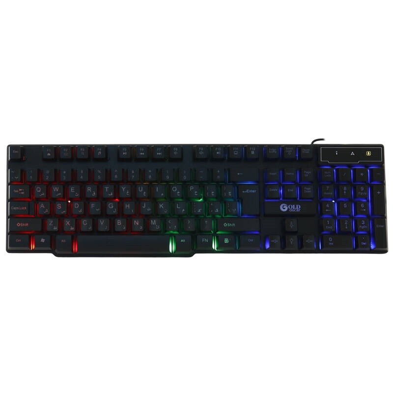 کیبورد گیمینگ گلد استار KB7123