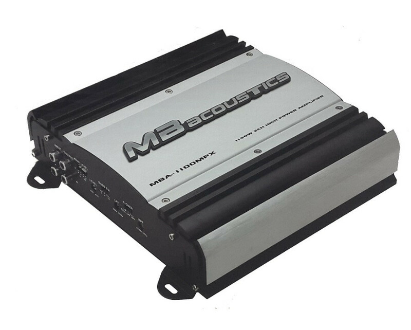 MBA 1100MPX آمپلی فایر 2 کانال ام بی آکوستیک