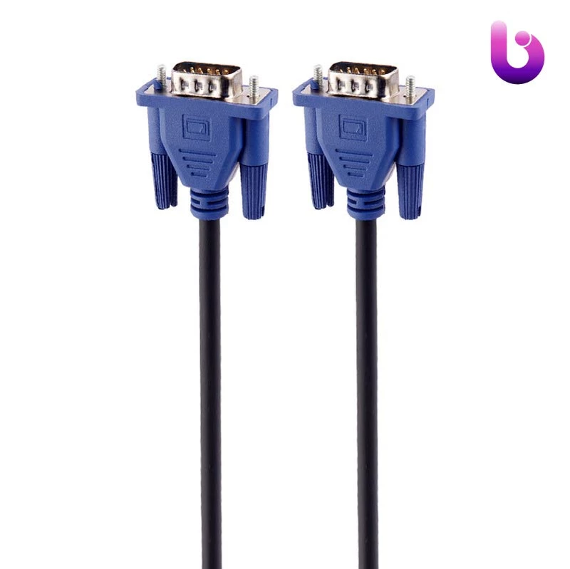 کابل VGA 1.5m پک نایلونی