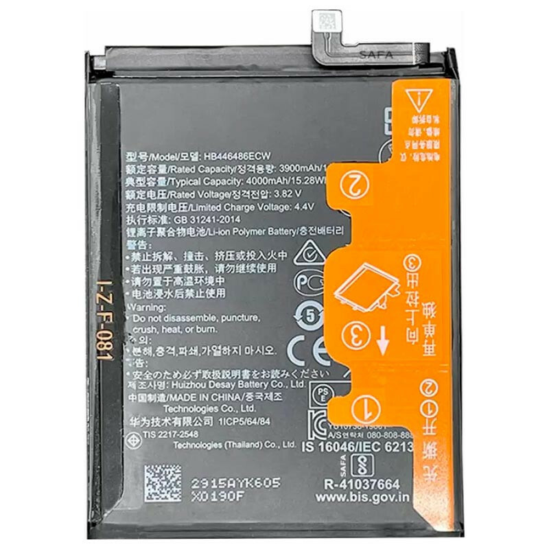 باتری موبایل اورجینال هواوی Huawei Y9 Prime 2019 HB446486ECW