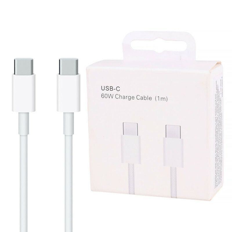 کابل دو سر تایپ سی 60 وات اپل A2795 طول 1 متر