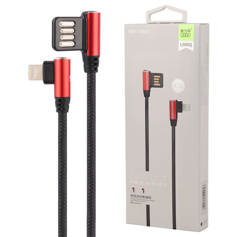 کابل لایتنینگ فست شارژ 2.1 آمپر Ouly L006Q طول 1 متر