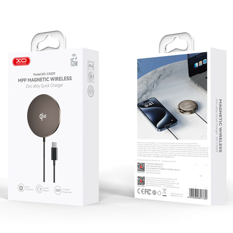 شارژر بی سیم فست شارژ XO XO-CX029 15W
