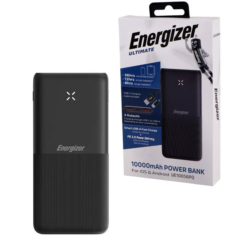 پاور بانک فست شارژ انرجایزر Ultimate UE10056PQ PD3.0 22.5W ظرفیت 10000 میلی آمپر ساعت