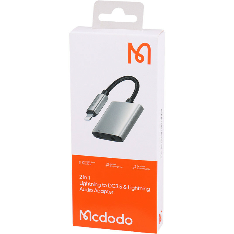 تبدیل Mcdodo CA-554 Lightning to AUX / Lightning
