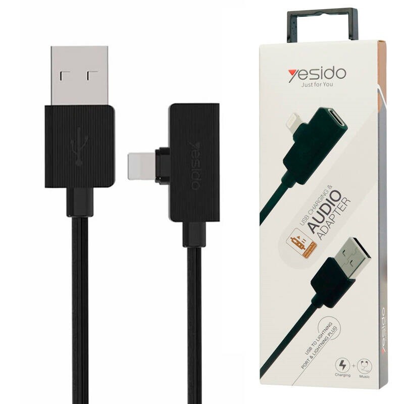 کابل تبدیل Yesido YAU03 USB To Dual Lightning 1.2m