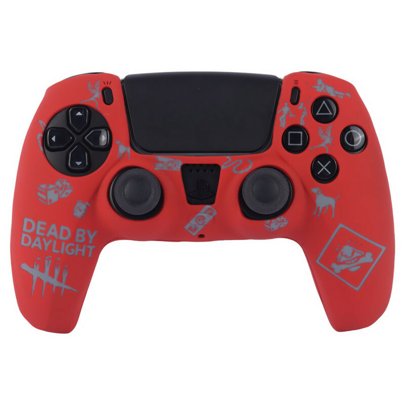روکش دسته بازی PS5 طرح Dead By Daylight قرمز طوسی