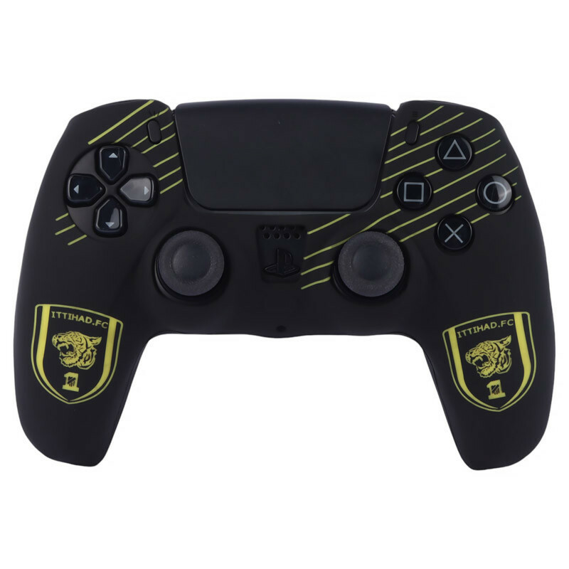روکش دسته بازی PS5 طرح Al-Ittihad Club مشکی زرد