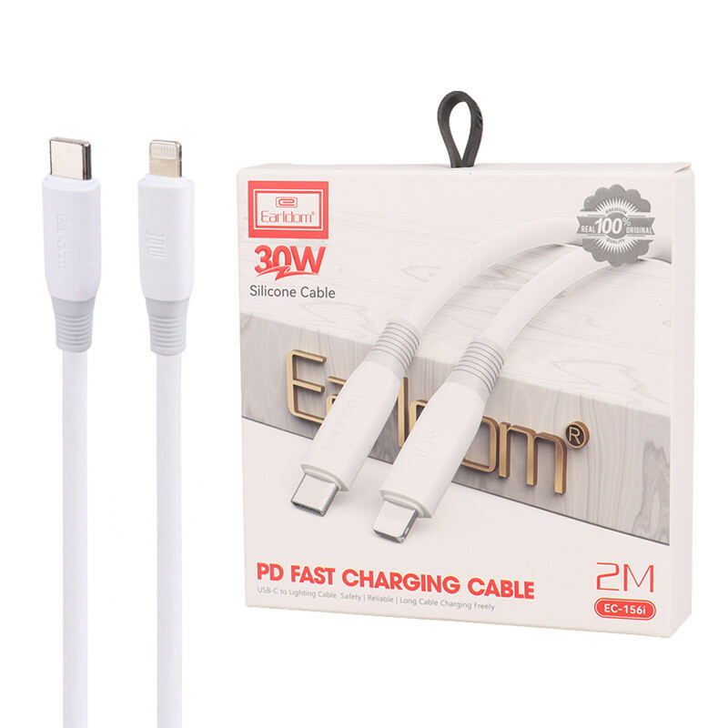 کابل تبدیل فست شارژ Earldom EC-156i Type-C to Lightning PD 30W 2m