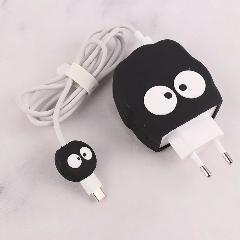 ست محافظ کابل و کلگی شارژر شیائومی 33 وات طرح میکروب