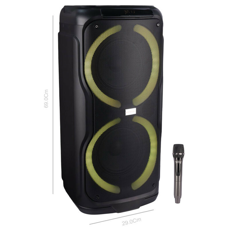 اسپیکر چمدانی بلوتوثی هایکو استار Party Box HPS-8016 + میکروفون