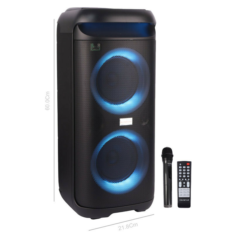 اسپیکر چمدانی بلوتوثی هایکو استار Party Box HPS-6013 + میکروفون و ریموت کنترل
