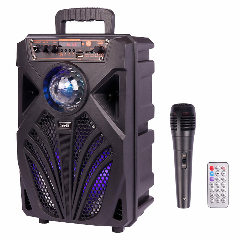 اسپیکر بلوتوثی گلکس بیت GS17 + میکروفون و ریموت کنترل